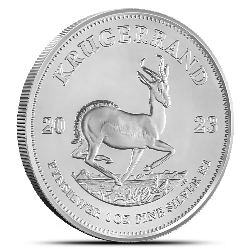 1 oz South African Silver Krugerrand Coin (Random Year)