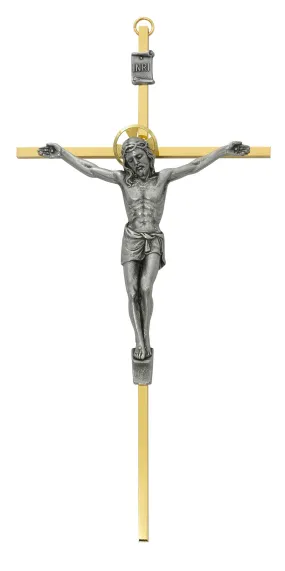 10 Two Tone Crucifix