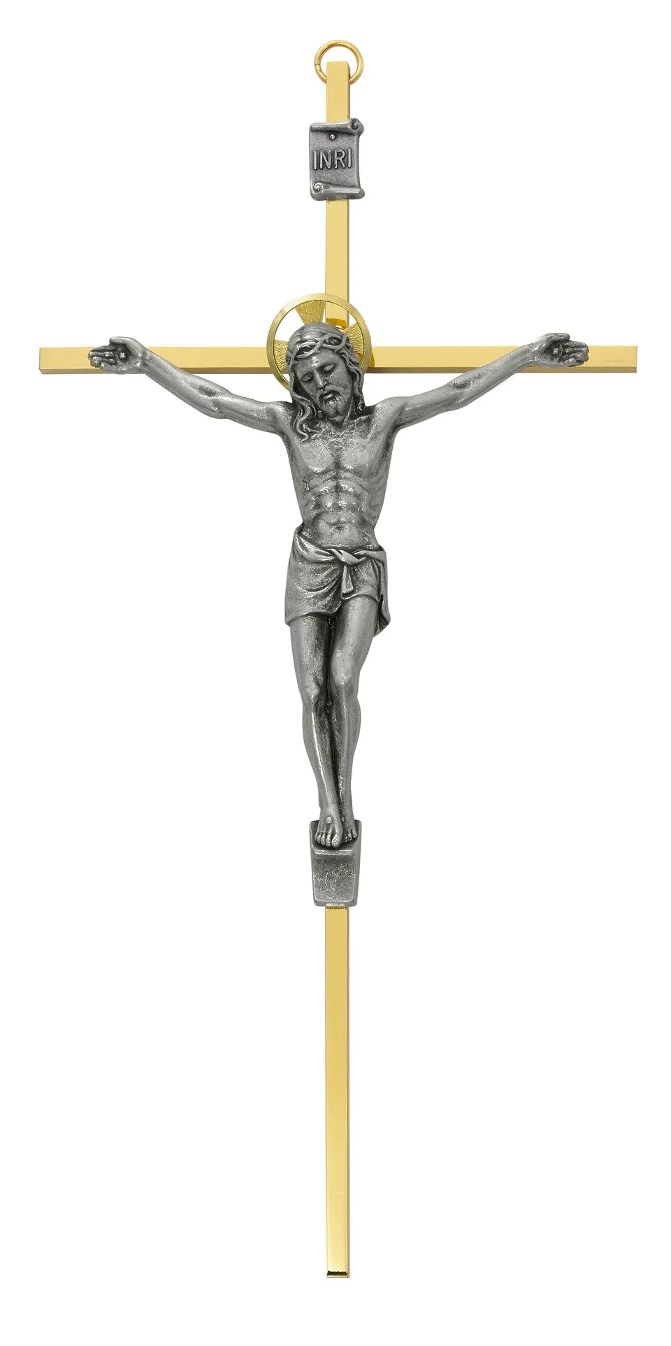 10 Two Tone Crucifix