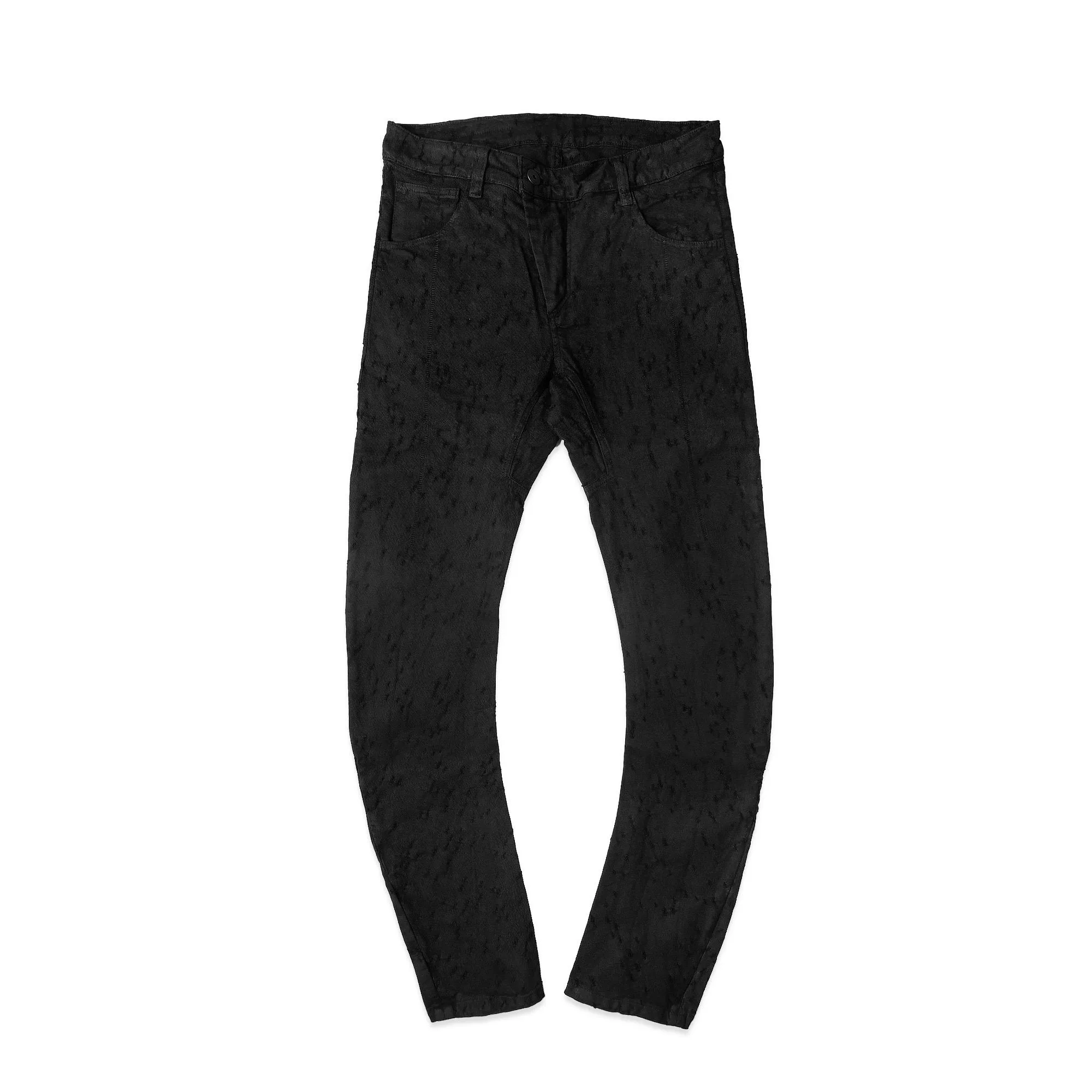 11 by Boris Bidjan Saberi Black Coating Pant