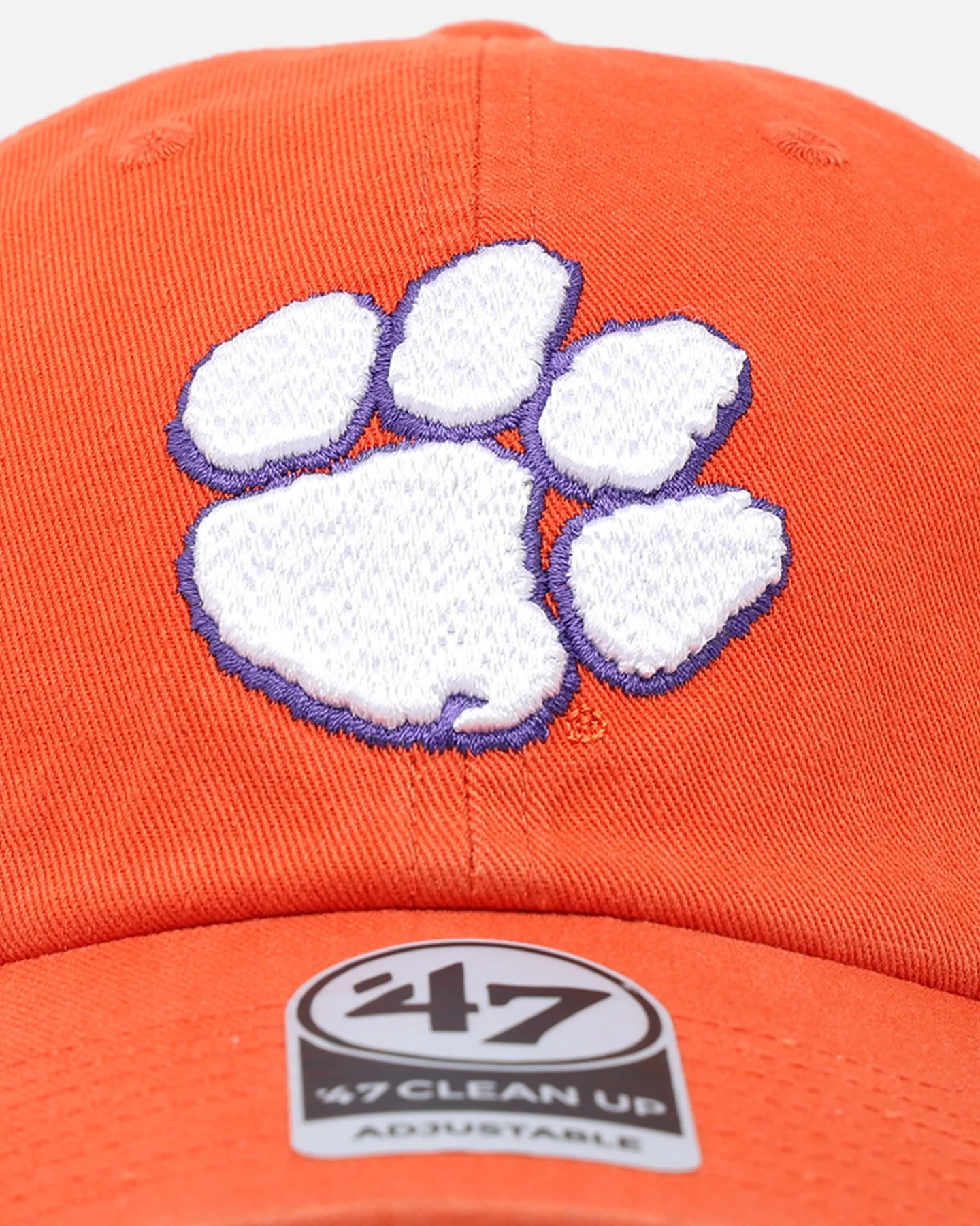 47 Brand Clemson Tigers 47 Clean Up Strapback Orange