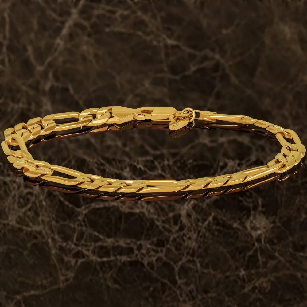 7mm Figaro Bracelet