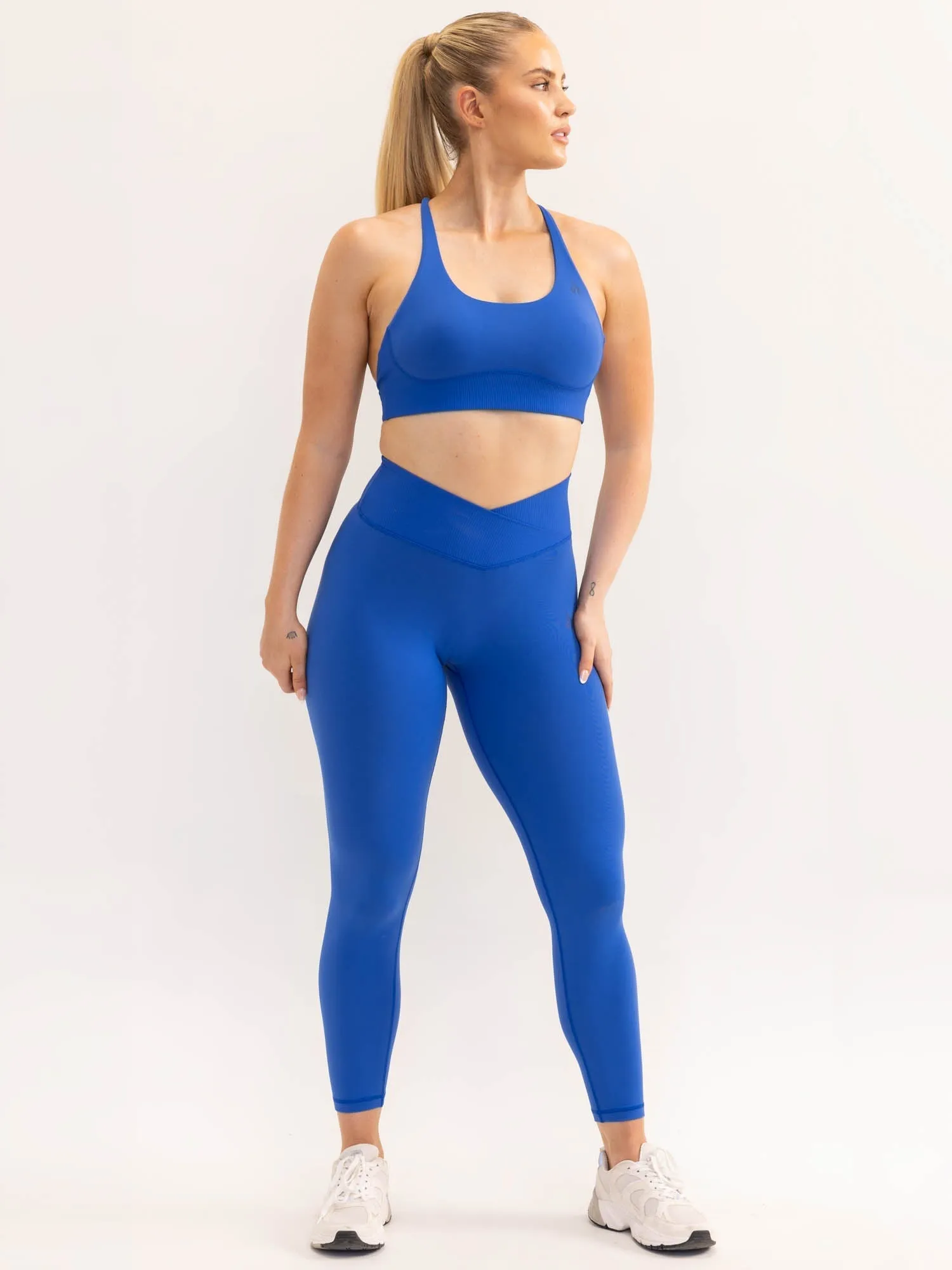 Activate Scoop Neck Sports Bra - Cobalt Blue