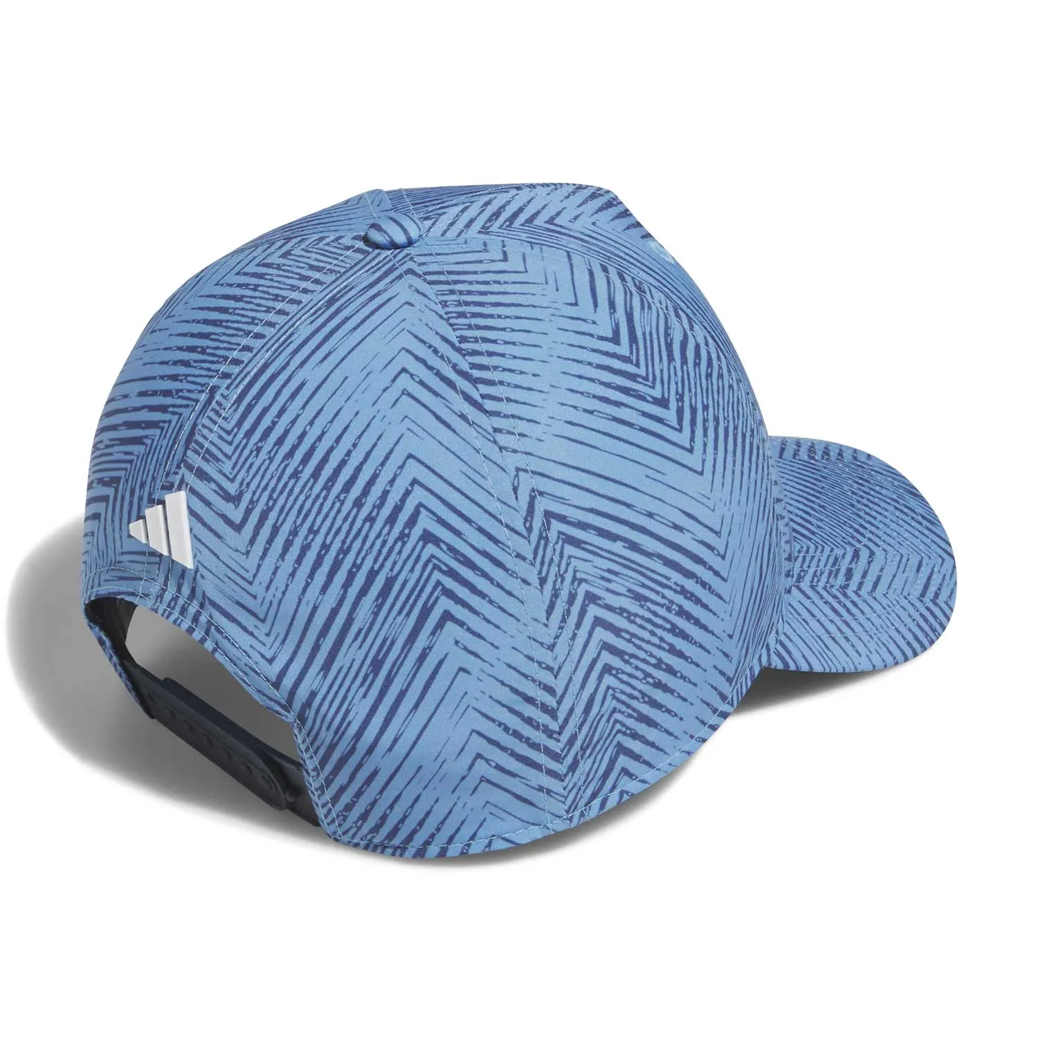 adidas Tour 3-Stripes Print Snapback Cap - Semi Burst Blue