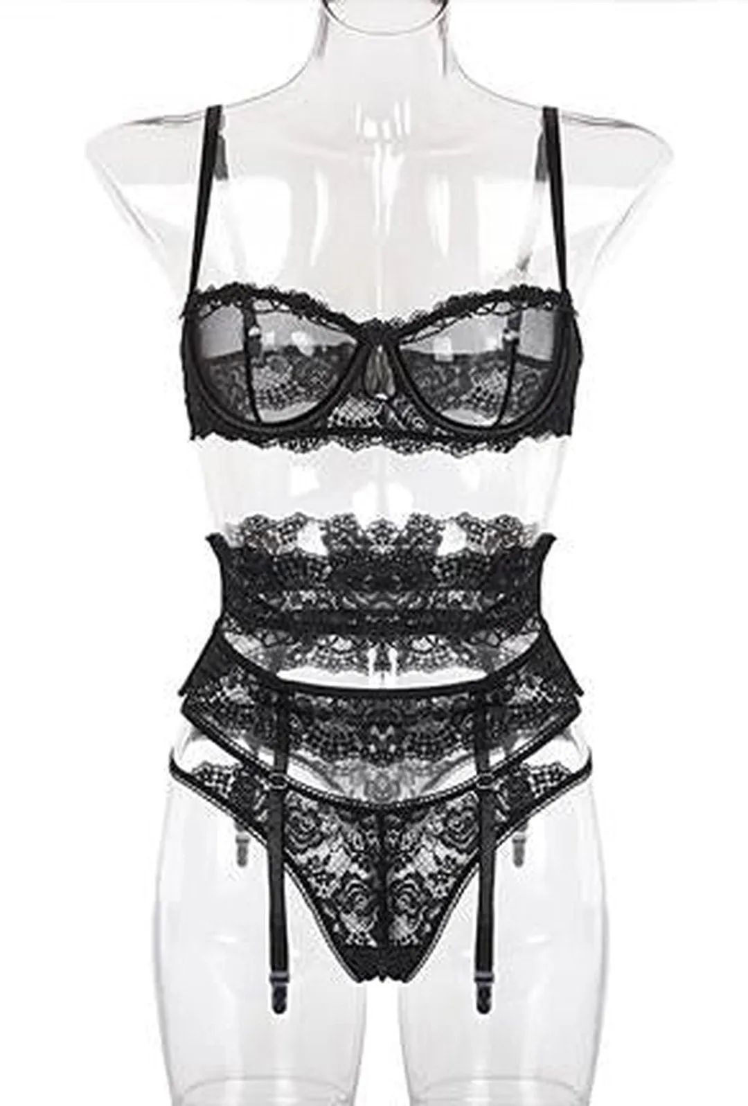 ADORA - GARTER 3 PIECE LINGERIE