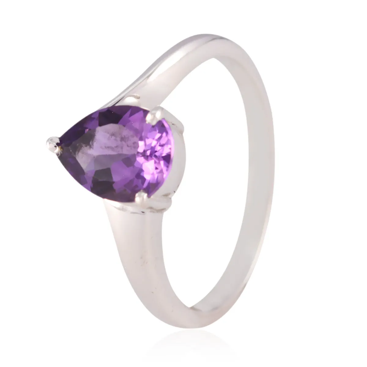 Adorable Gems Amethyst 925 Sterling Silver Ring Gift Graduation