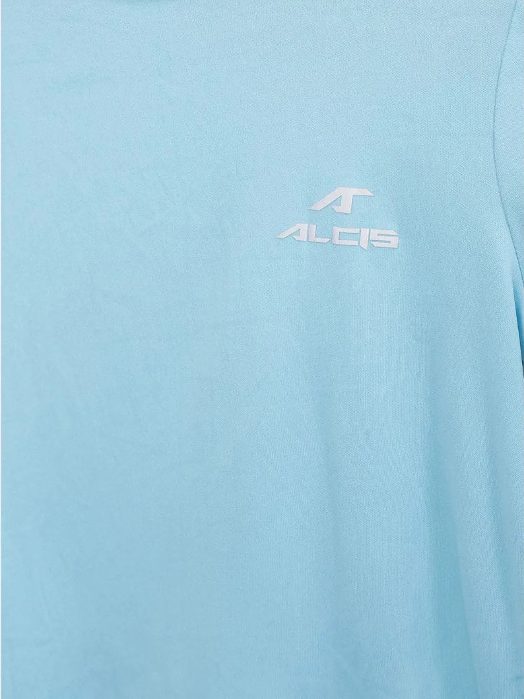 Alcis Boys Blue Solid Round Neck T-shirt