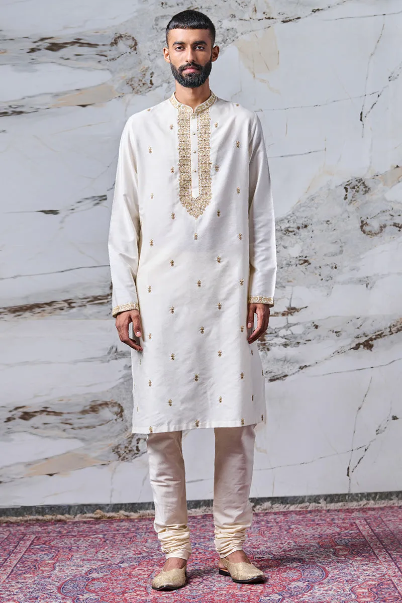 All Over Embroidered Kurta Set