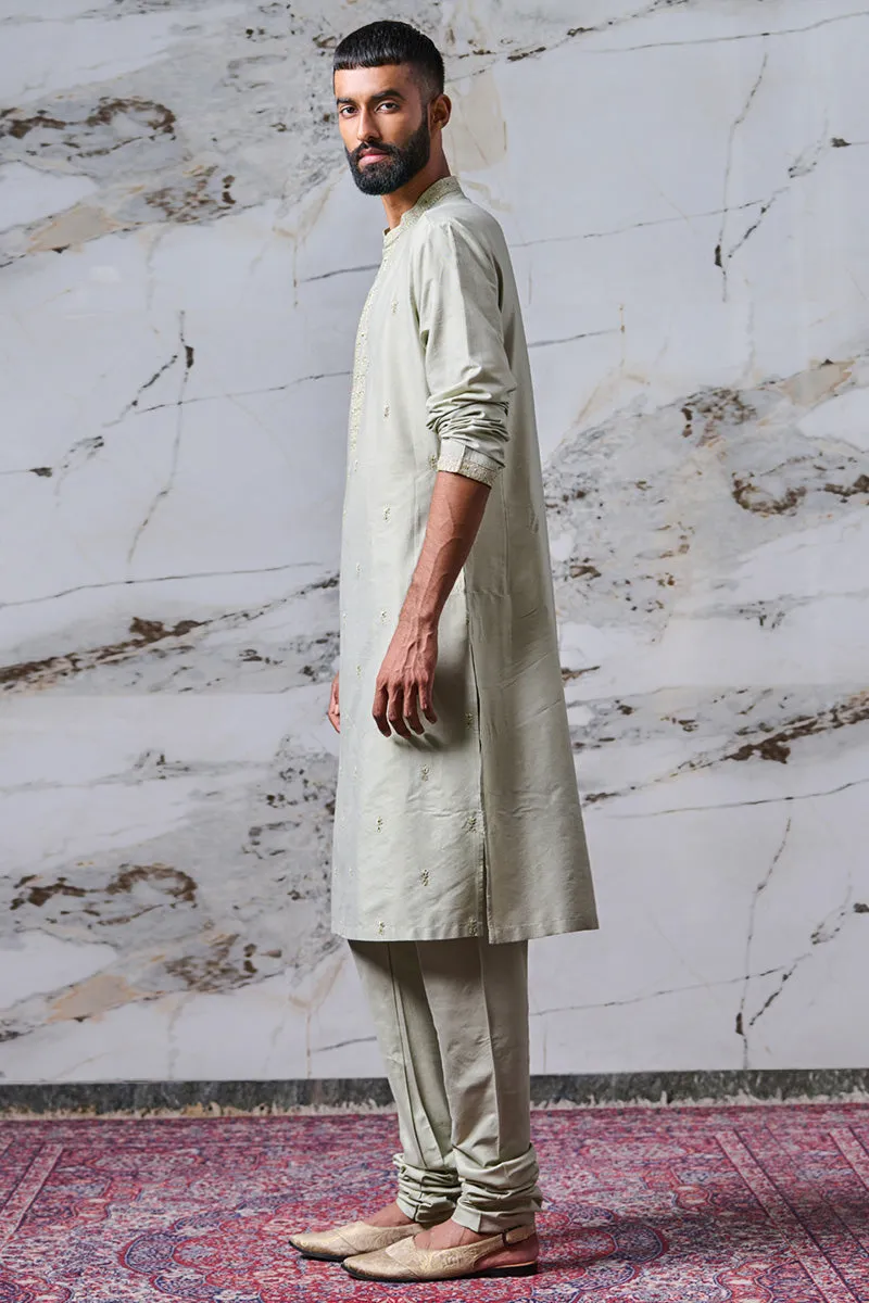 All Over Embroidered Kurta Set