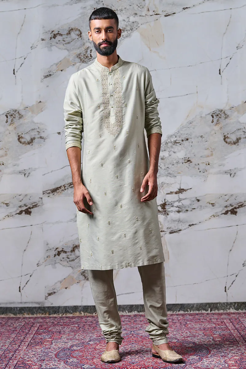 All Over Embroidered Kurta Set