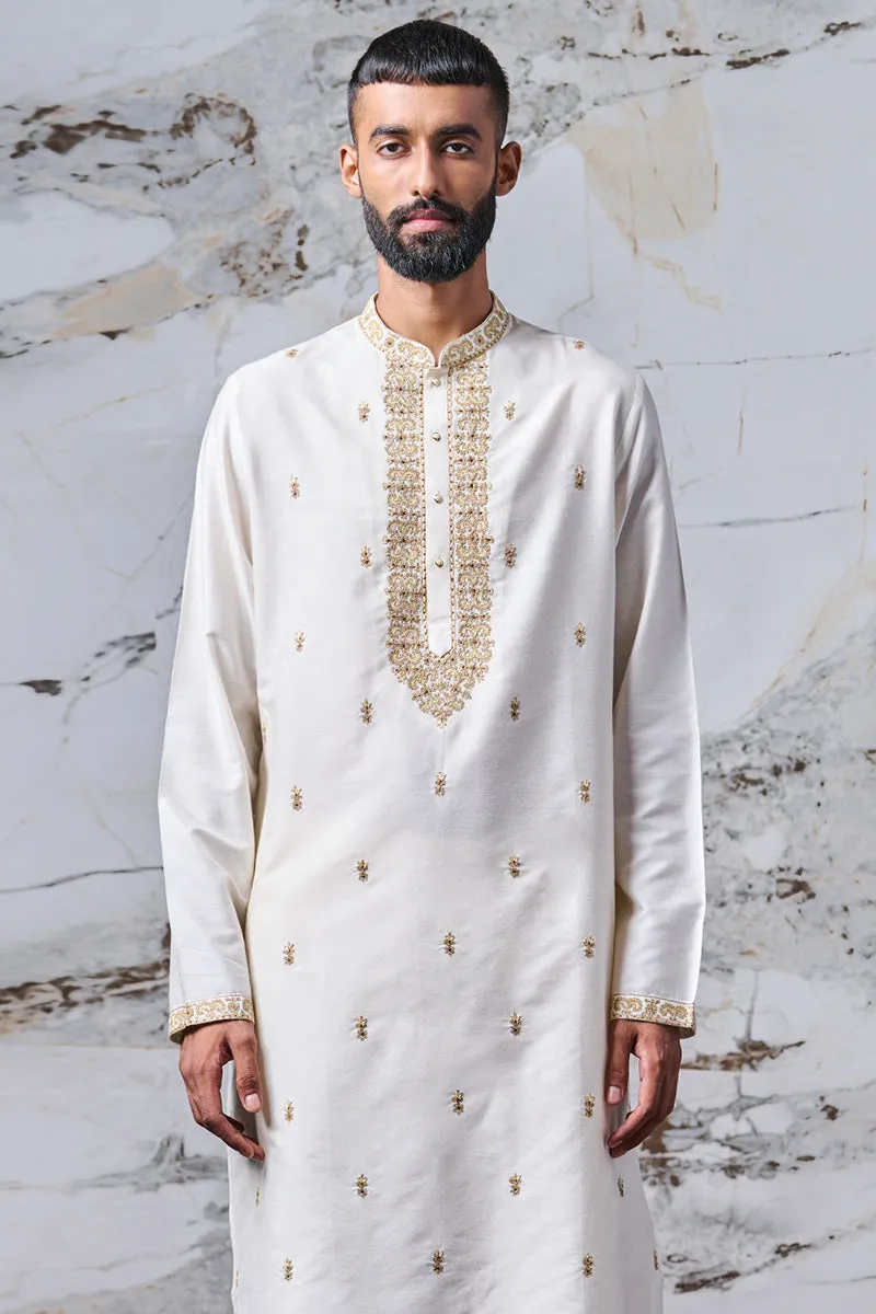 All Over Embroidered Kurta Set