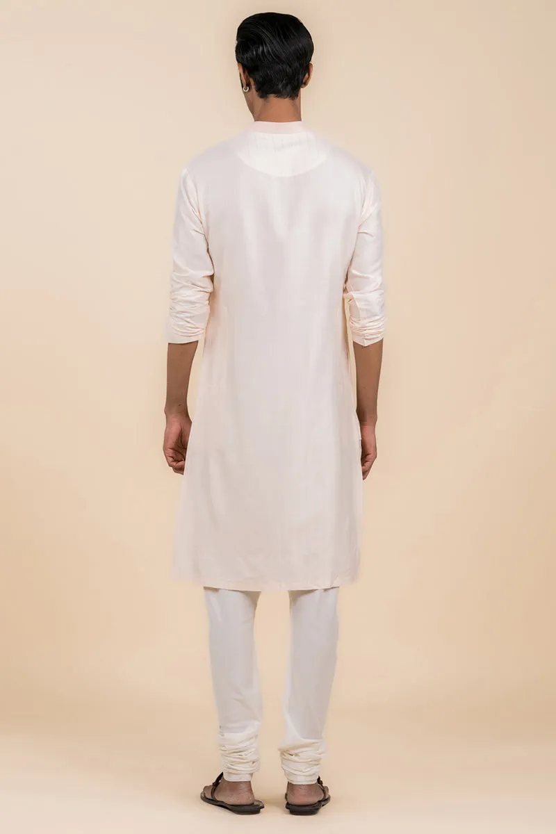 All Over Pintucked Kurta With Texturing