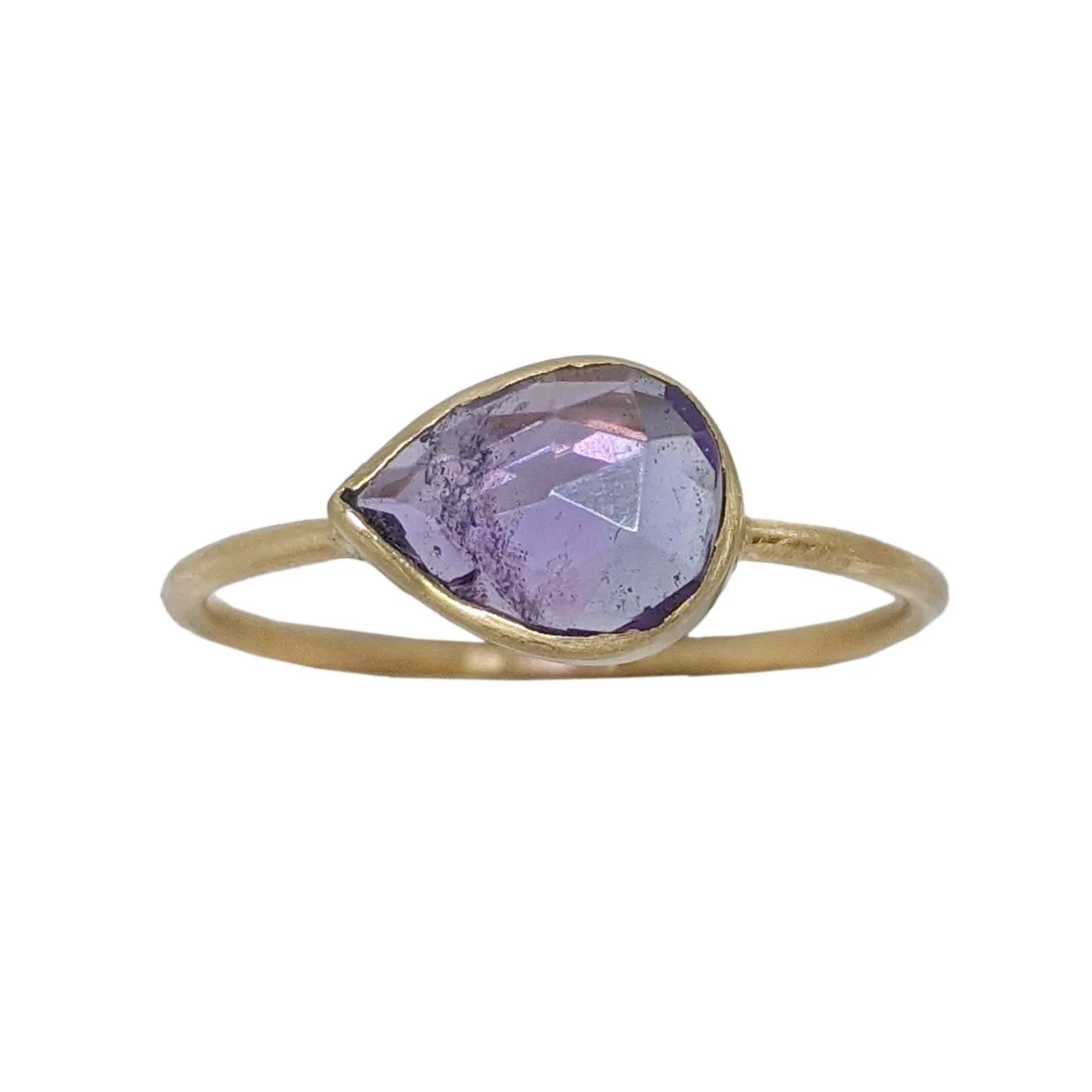 Amethyst Ring in 14k Gold by Margaret Solow