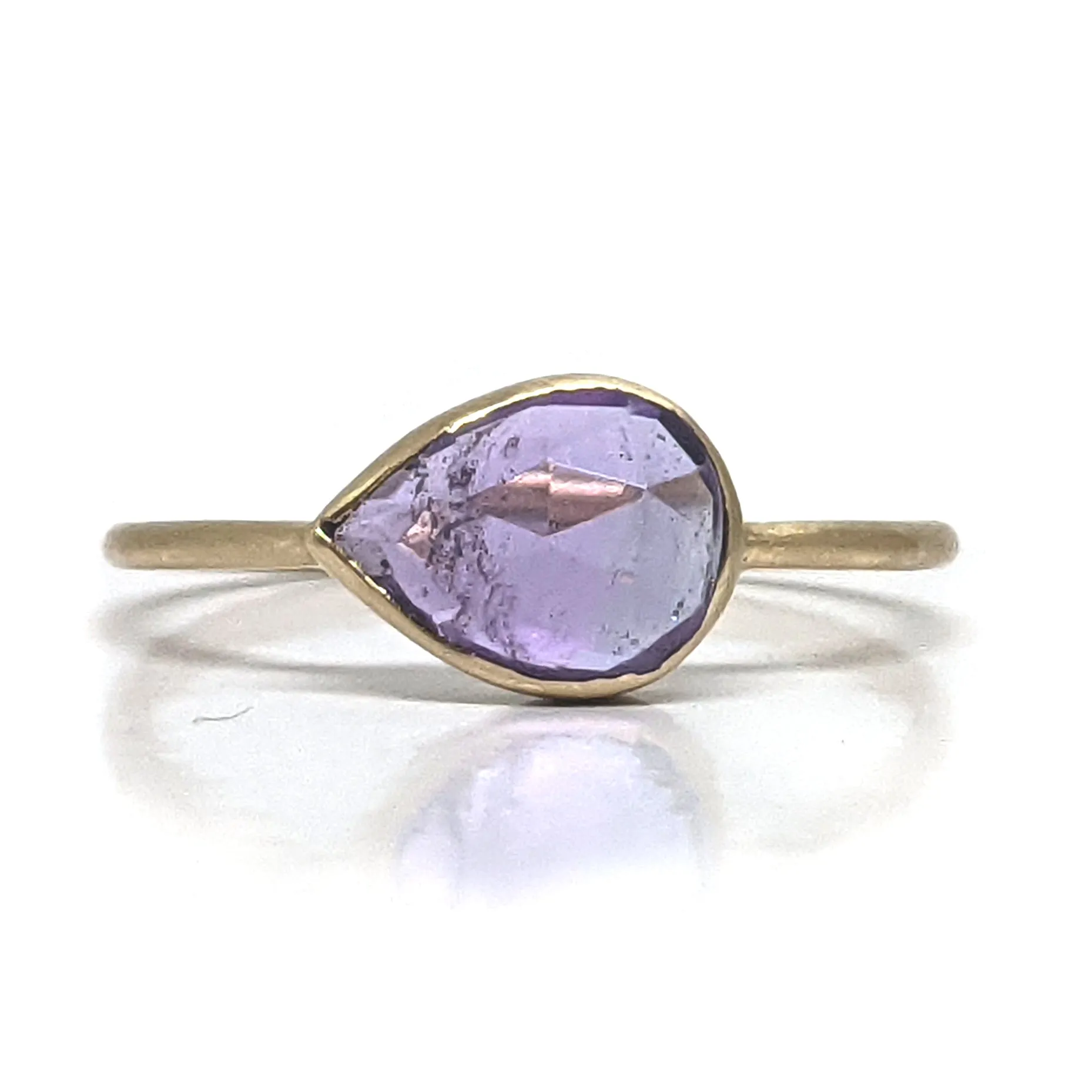 Amethyst Ring in 14k Gold by Margaret Solow