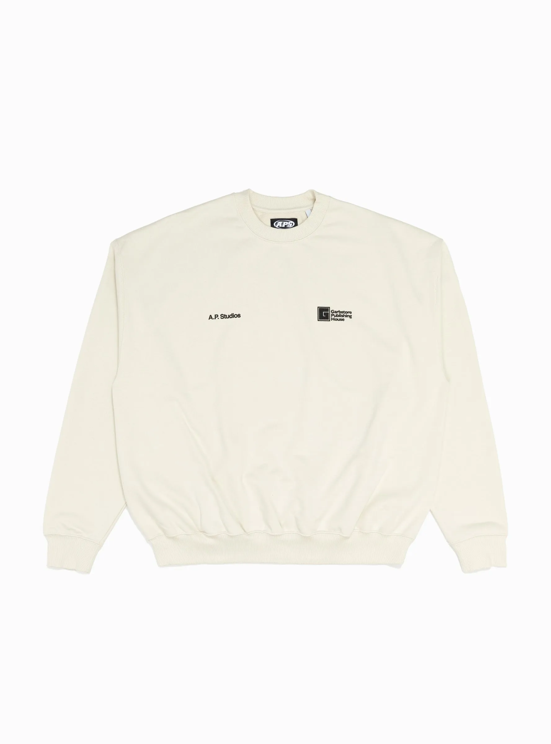 & Garbstore Double Helix Sweatshirt Cream