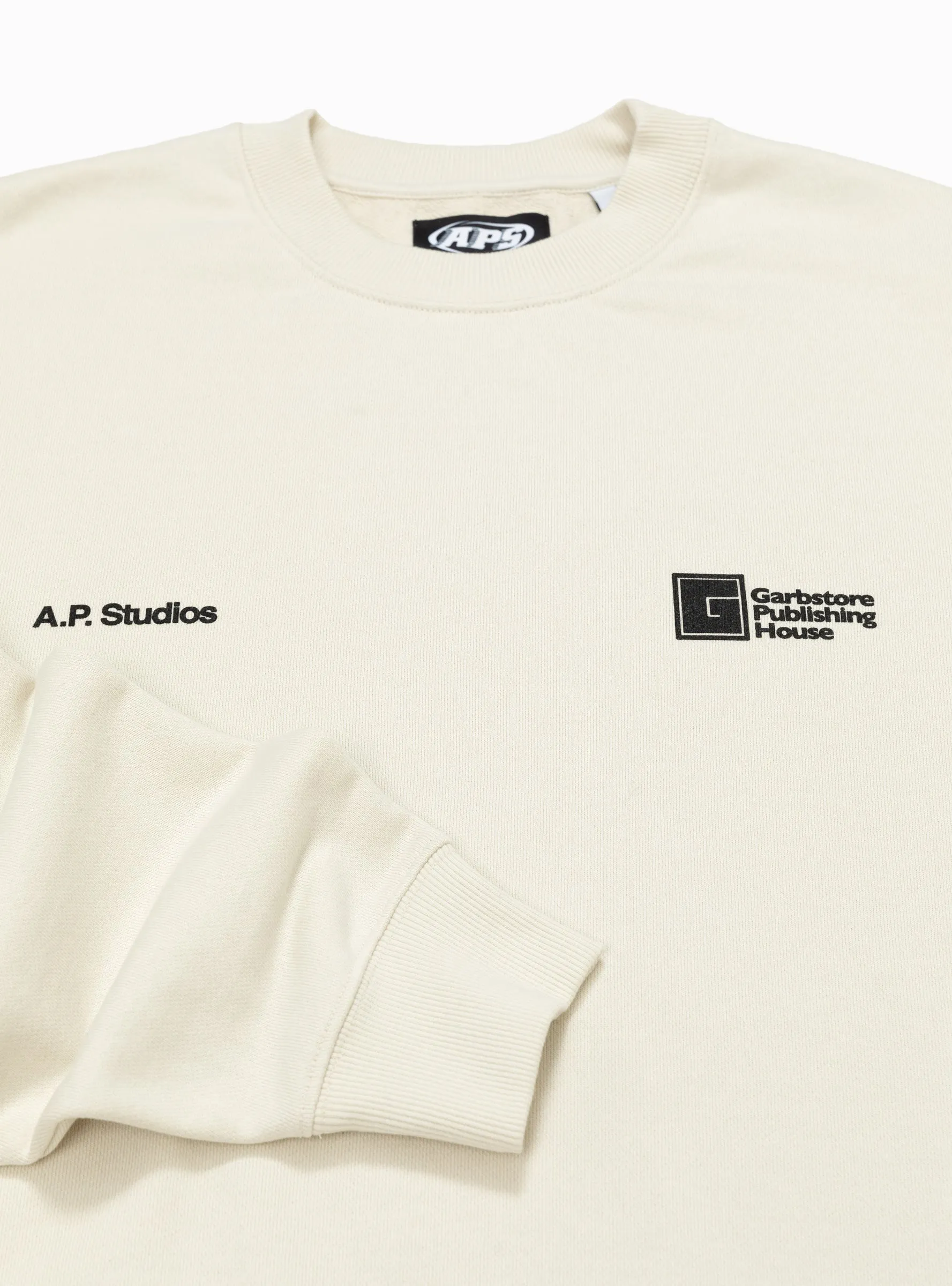 & Garbstore Double Helix Sweatshirt Cream