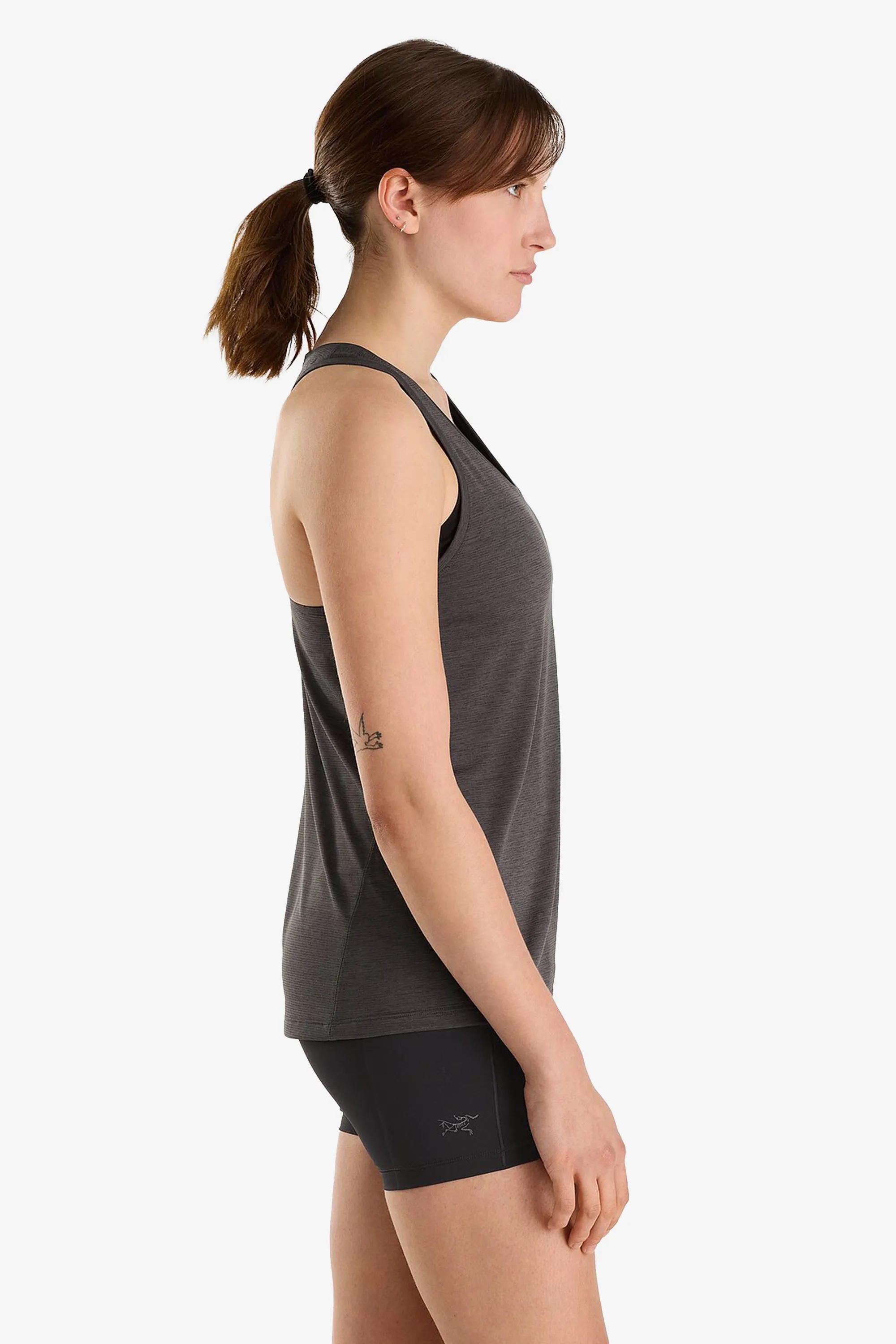 Arc'teryx Women's Teama Tank in Black Heather