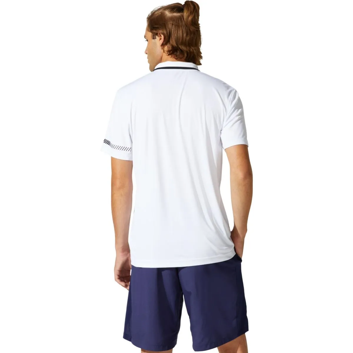 Asics Court M Polo Shirt White   