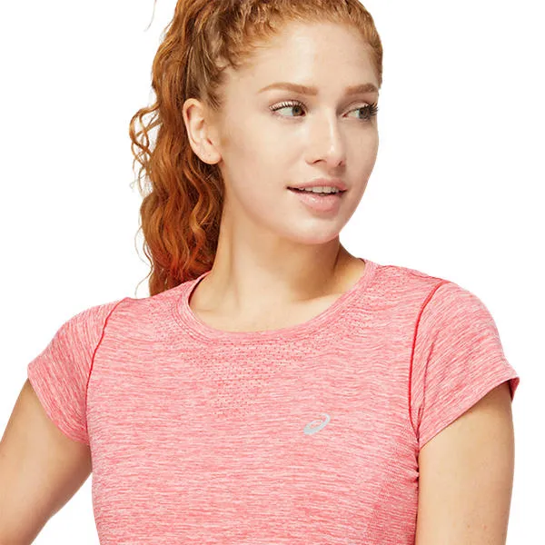 Asics Race Seamless Ss Top Pink Grapefruit Women -   