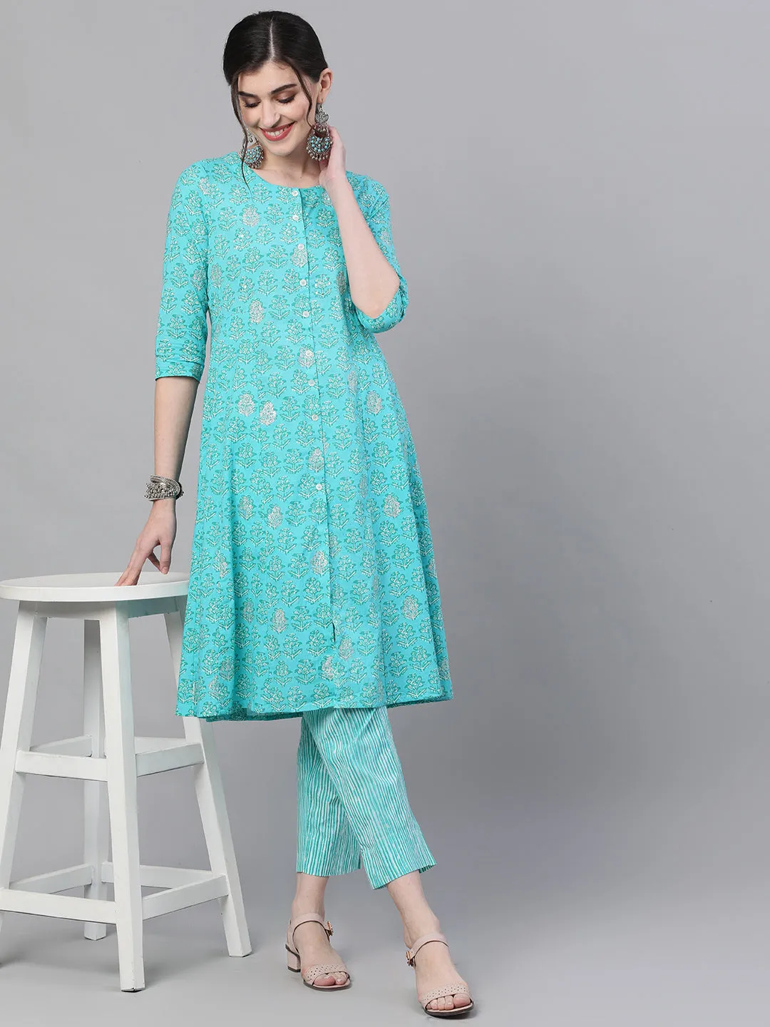 Asmani Kurta Set