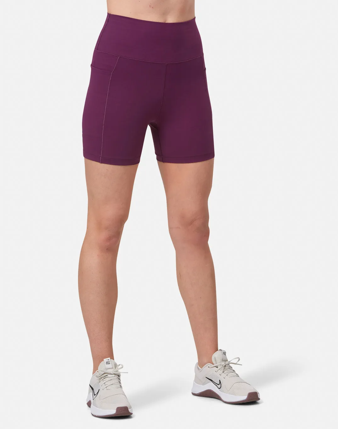 Aurora 5" Bike Short in Sangria