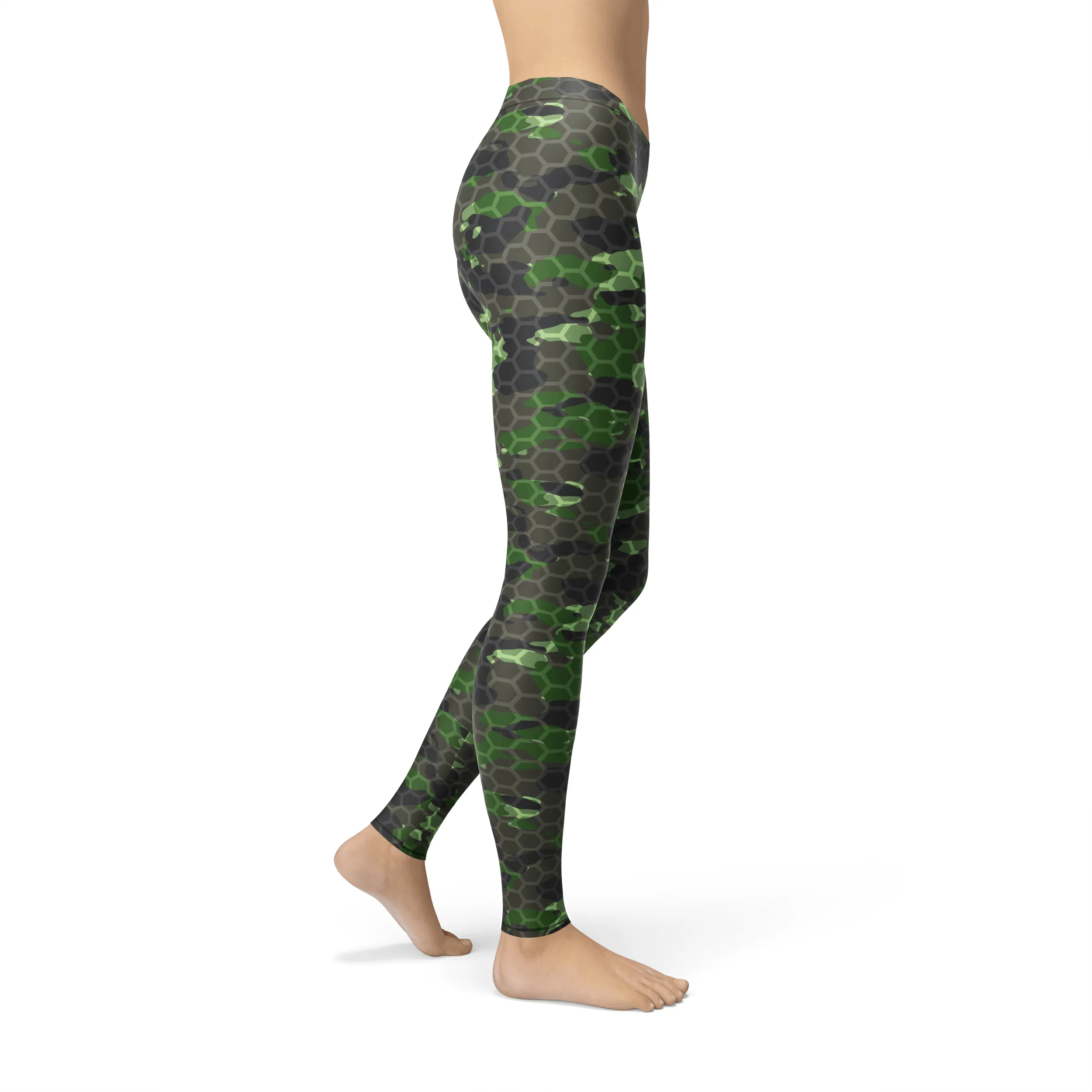 Avery Army Hex Camo Leggings