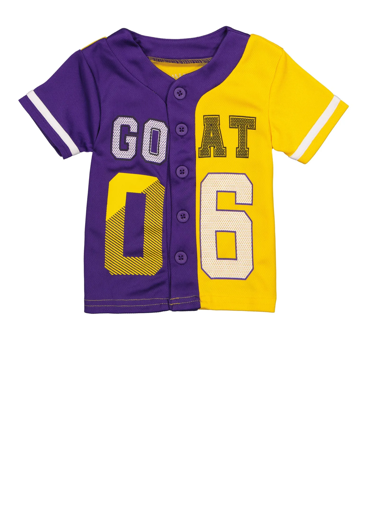 Baby Boy 12-24M Goat Graphic Baseball Jersey