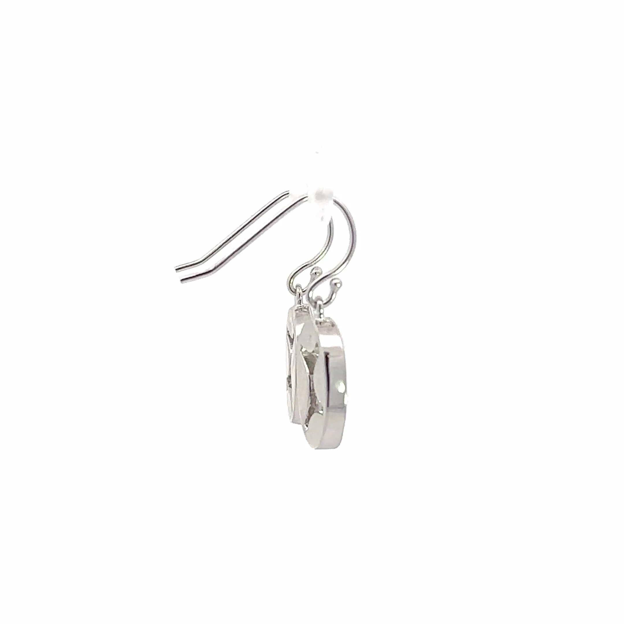 Baikalla? Sterling Silver Natural Lab-Made Opal Dangle Earrings