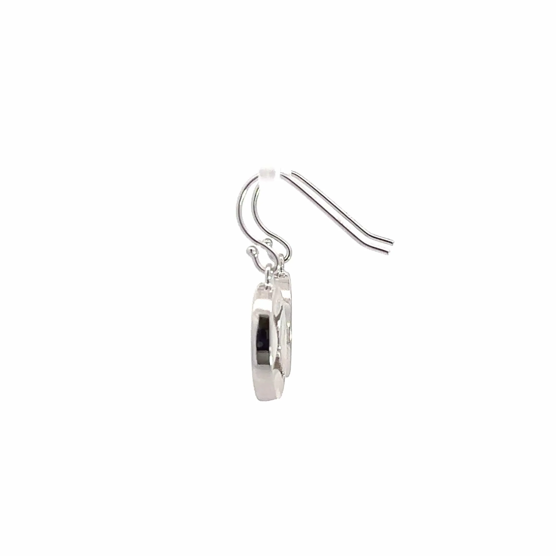 Baikalla? Sterling Silver Natural Lab-Made Opal Dangle Earrings