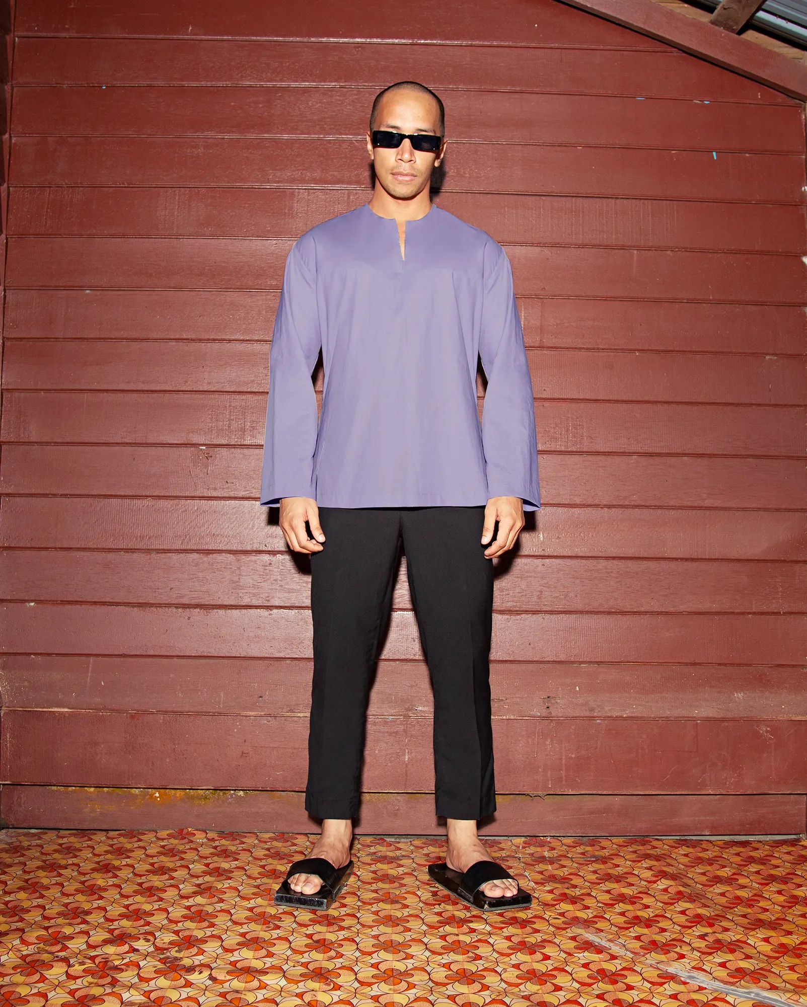 Baju Atas Kurus (Purple)