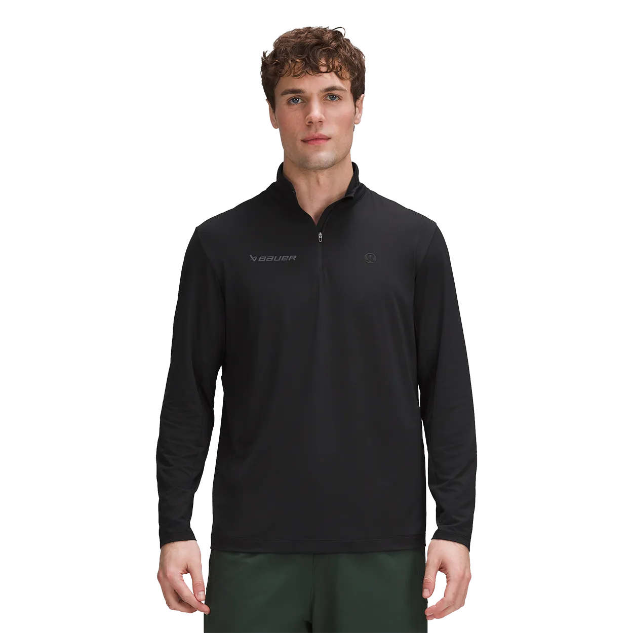 BAUER lululemon LONG SLEEVE SPORT 1/2 ZIP