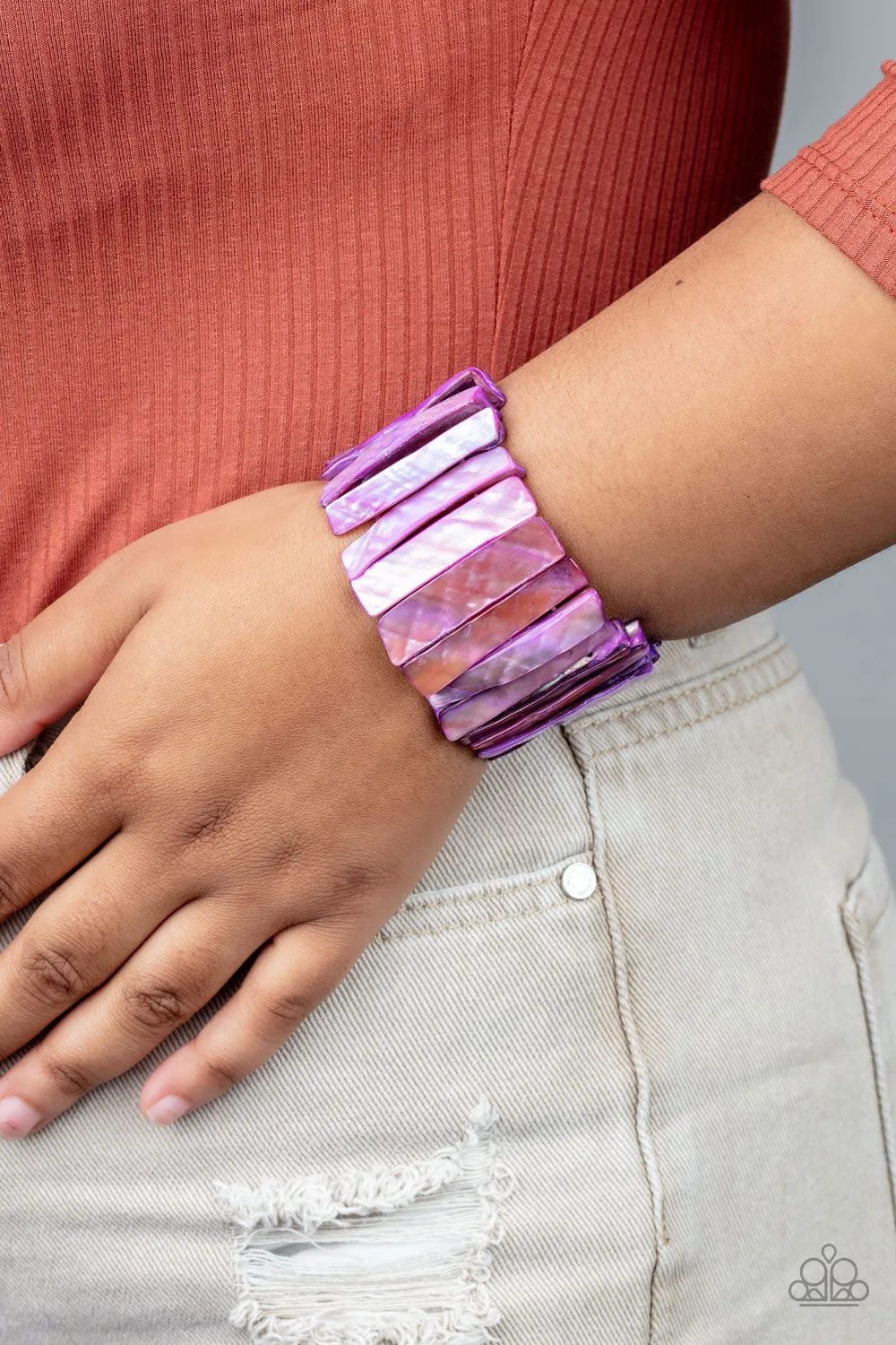 Beach Blast Purple-Bracelet