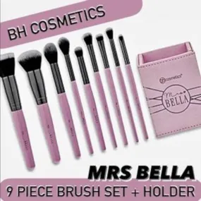 BH Cosmetics Mrs. Bella 9 Piece Make-Up Brush Set