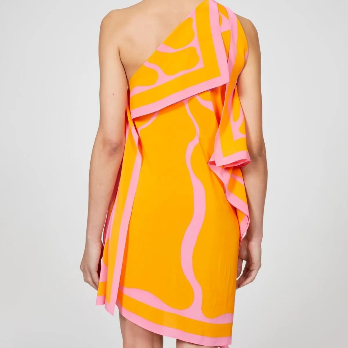 BISCOTTI DRESS PINK/ORANGE