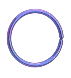 Blurple Niobium Seamless Ring