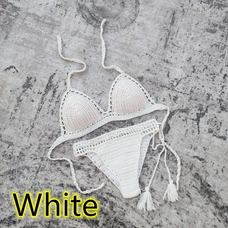 Boho Beach Beauty Handgemachter Häkel-Bikini