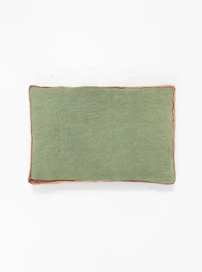 Border Cushion Green