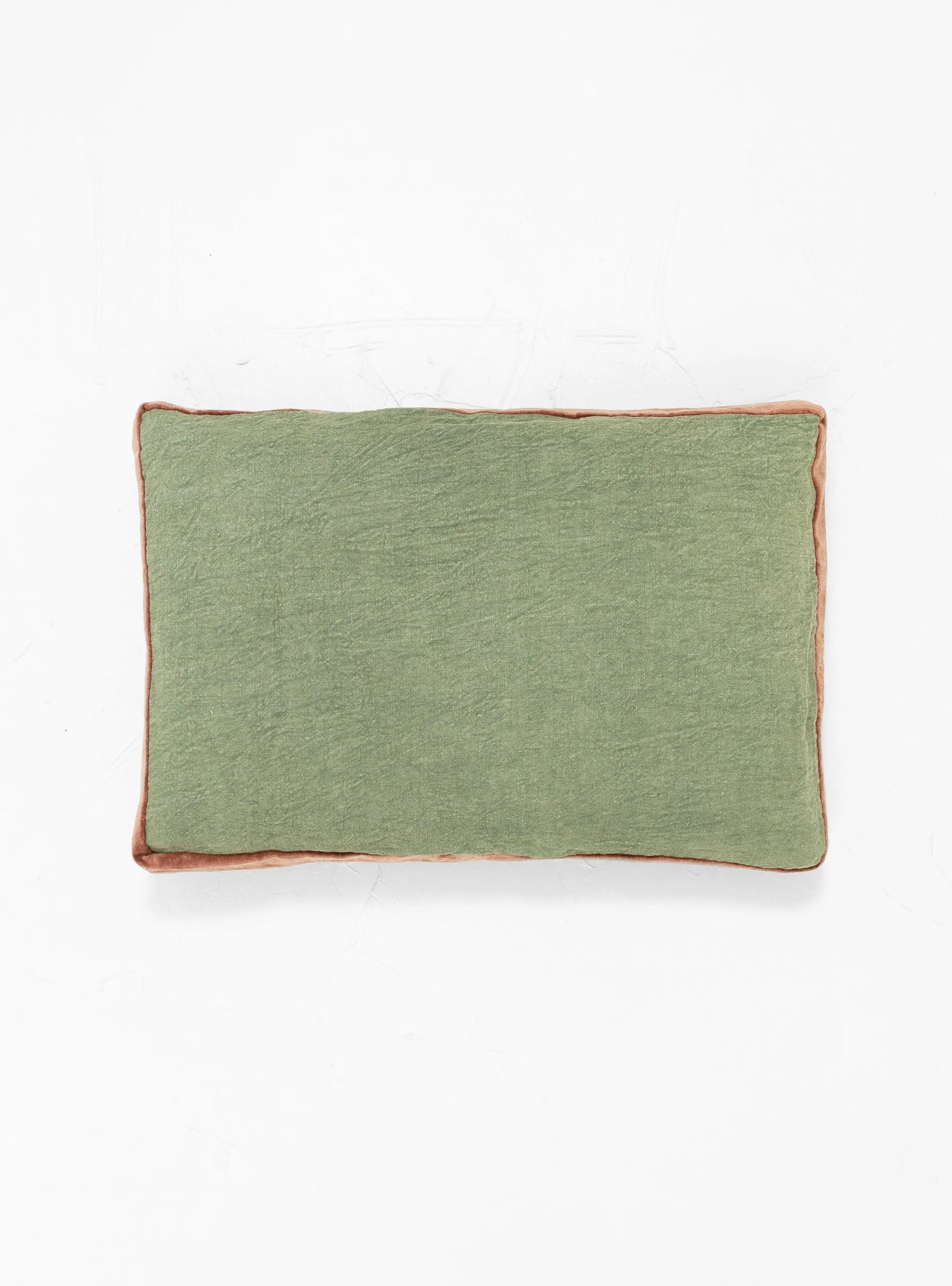 Border Cushion Green