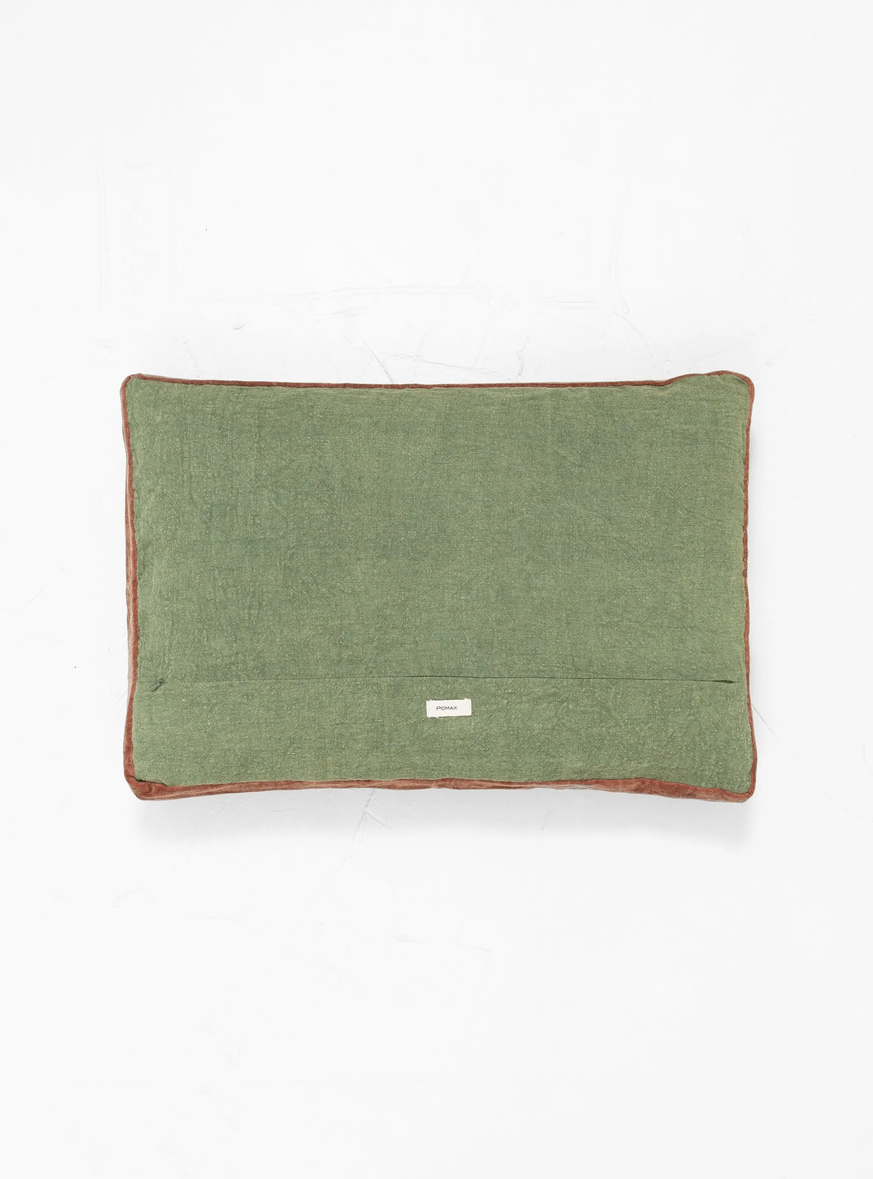 Border Cushion Green