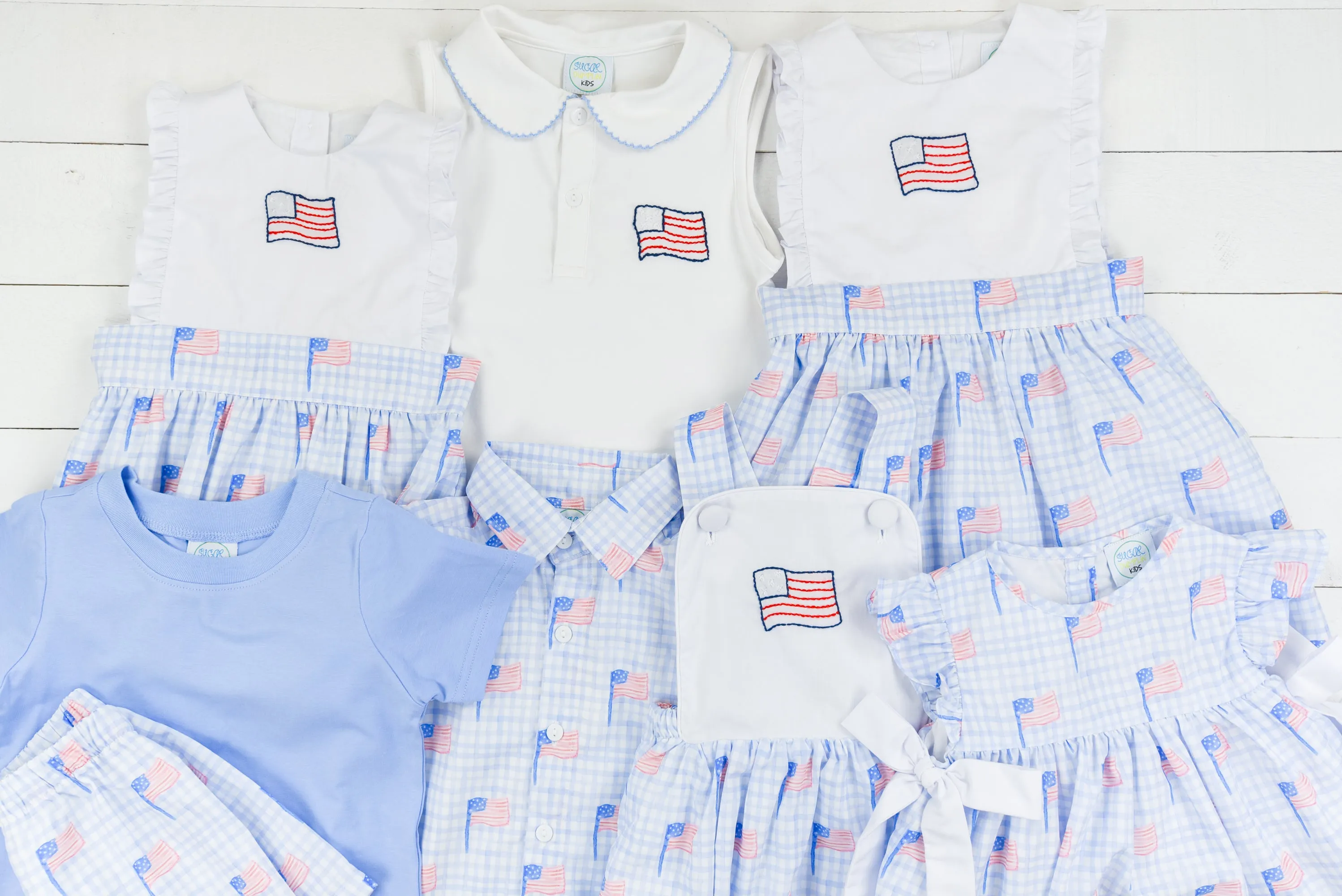 Boys America Shorts Set