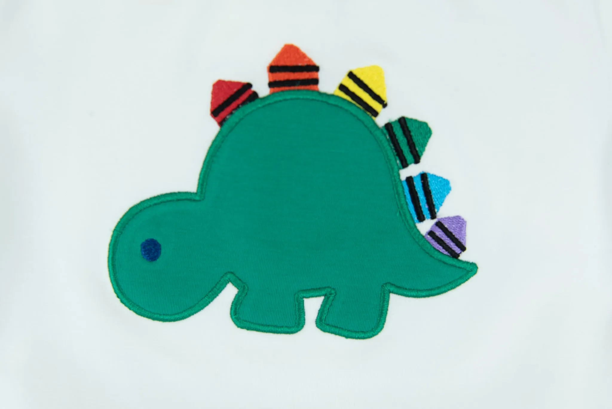 Boys Dino Crayon Shorts Set