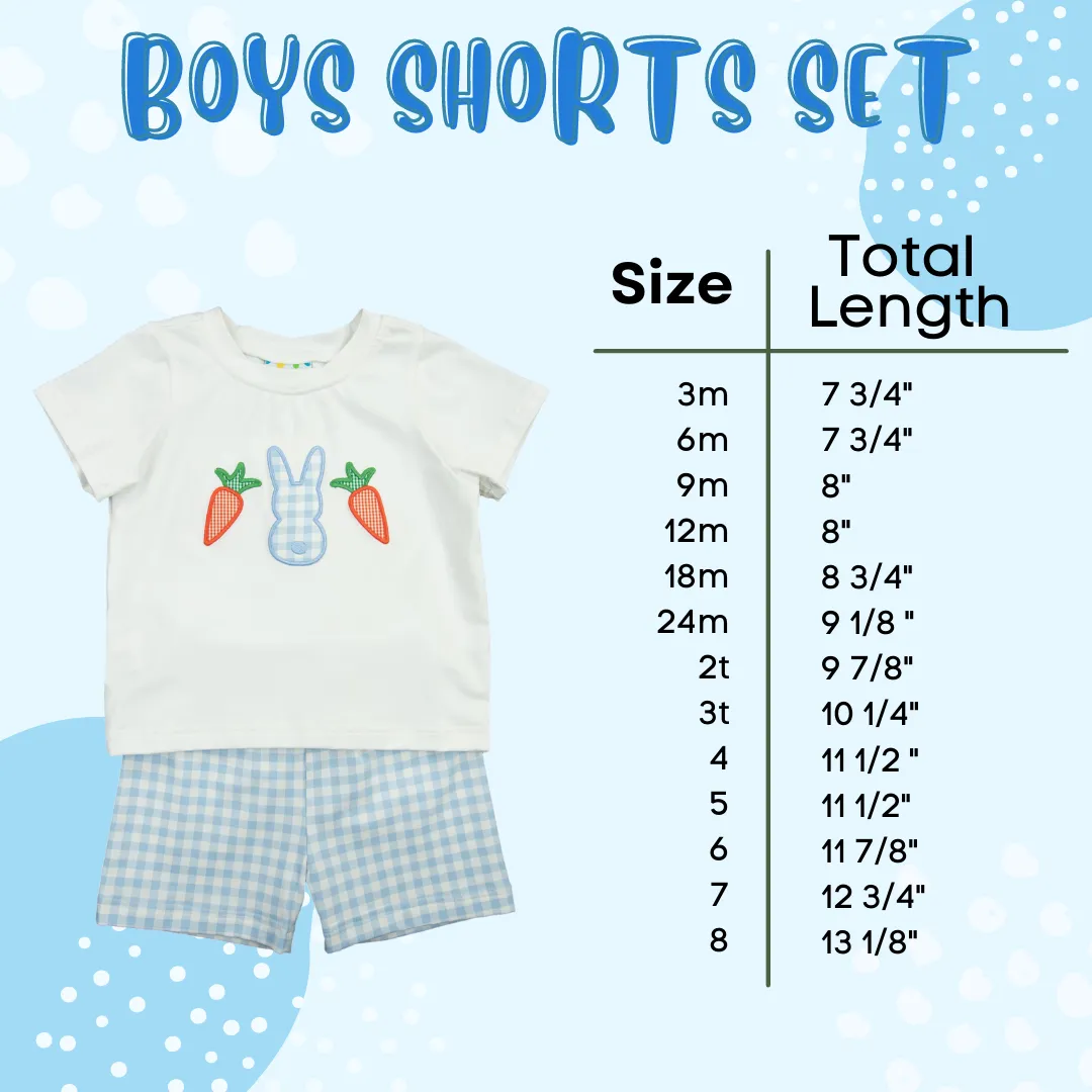 Boys Dino Crayon Shorts Set