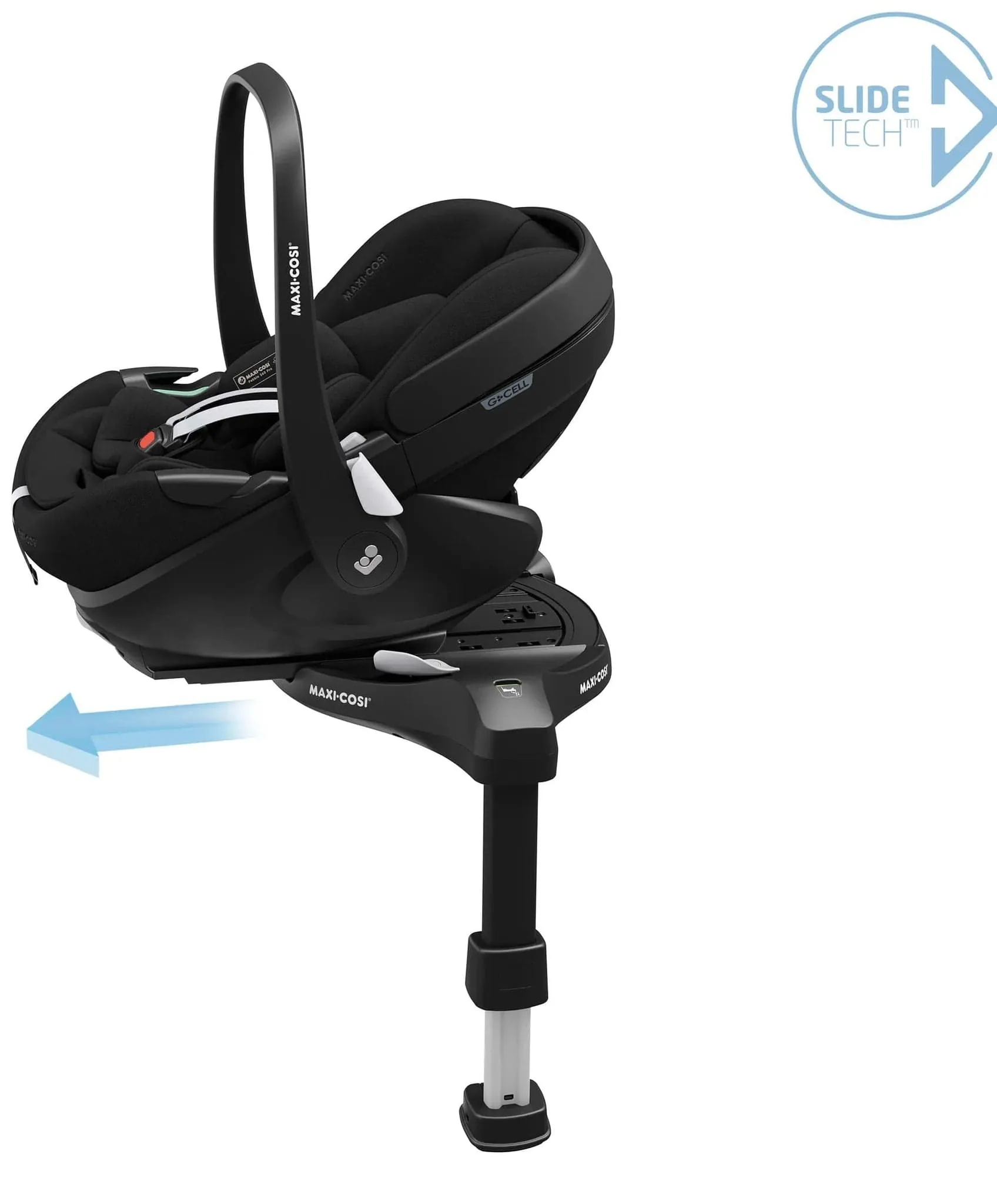 Bugaboo Fox 5, Pebble 360 PRO Ultimate Travel System - Black/Midnight Black/Astro Purple