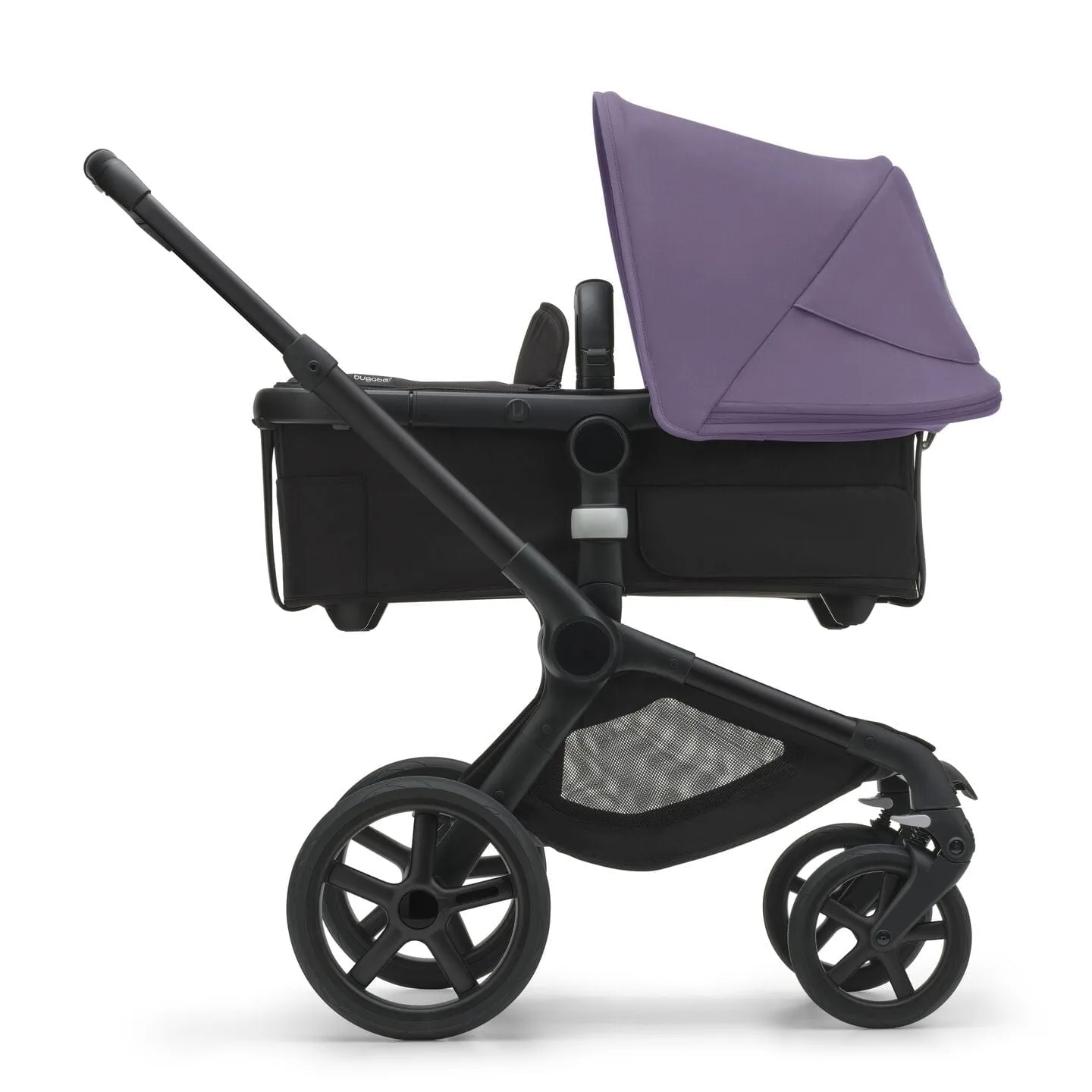 Bugaboo Fox 5, Pebble 360 PRO Ultimate Travel System - Black/Midnight Black/Astro Purple