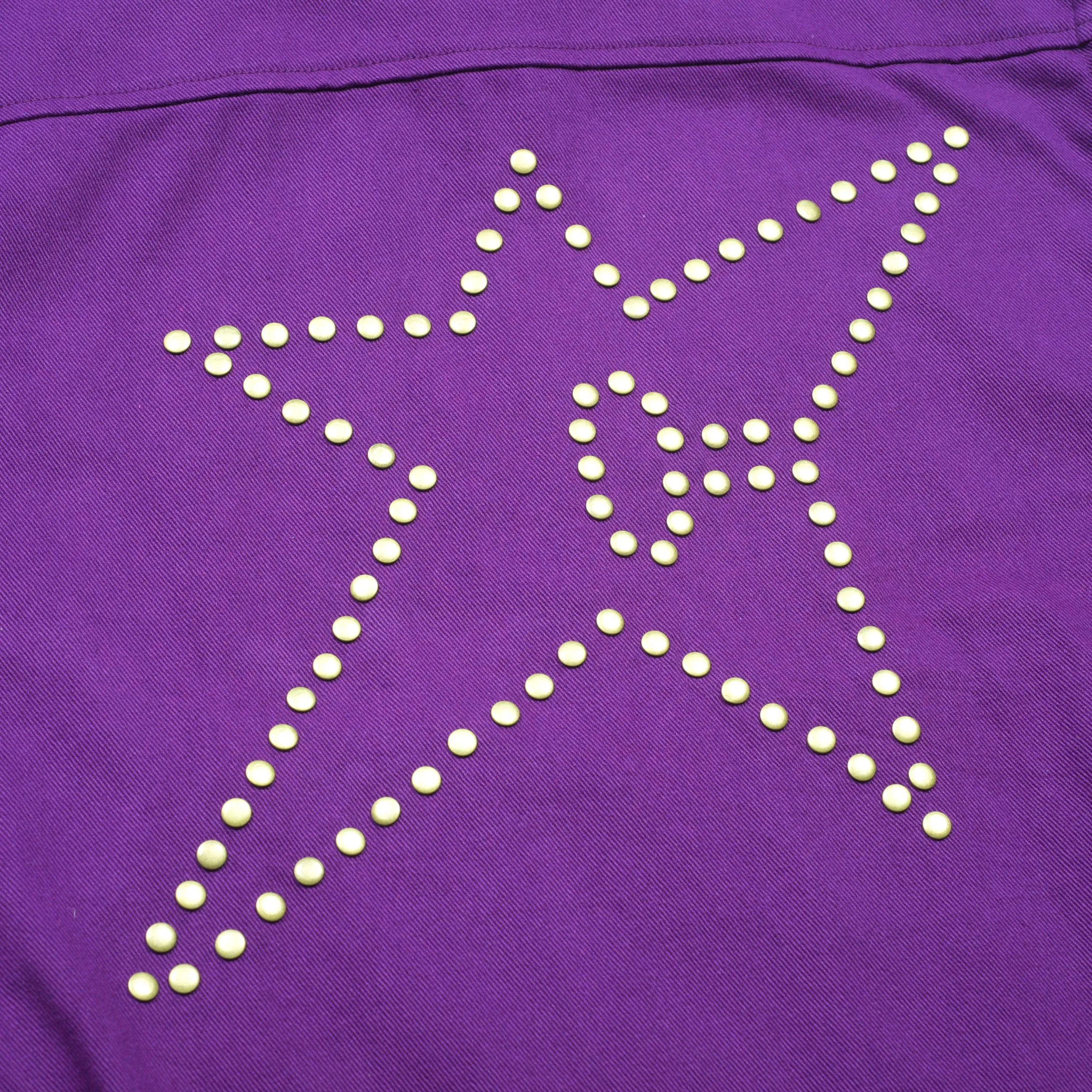 Carpet Company Studded Jacket Purple