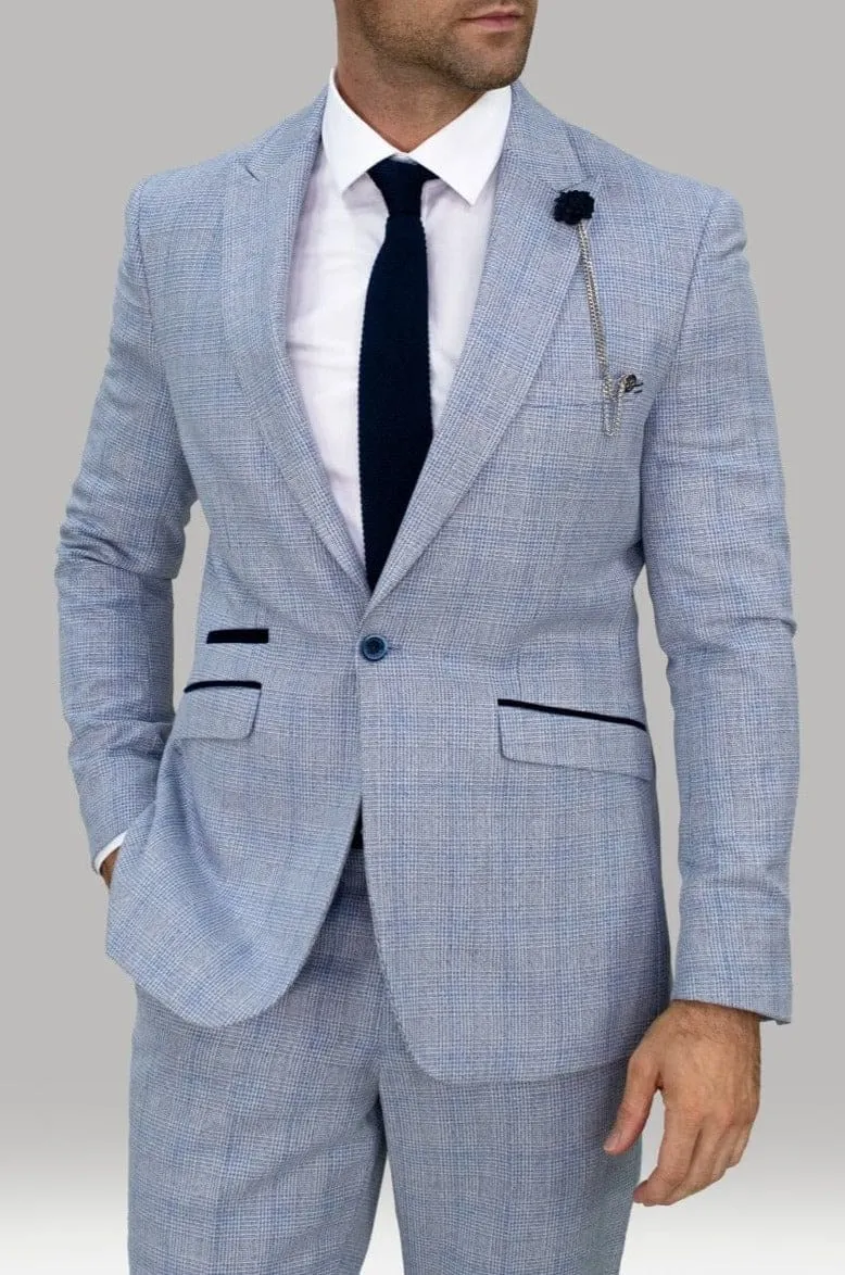 Cavani Caridi Men's 3-Piece Checkered Suit