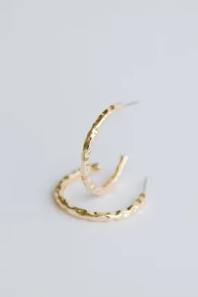 Charley Medium Gold Hoops