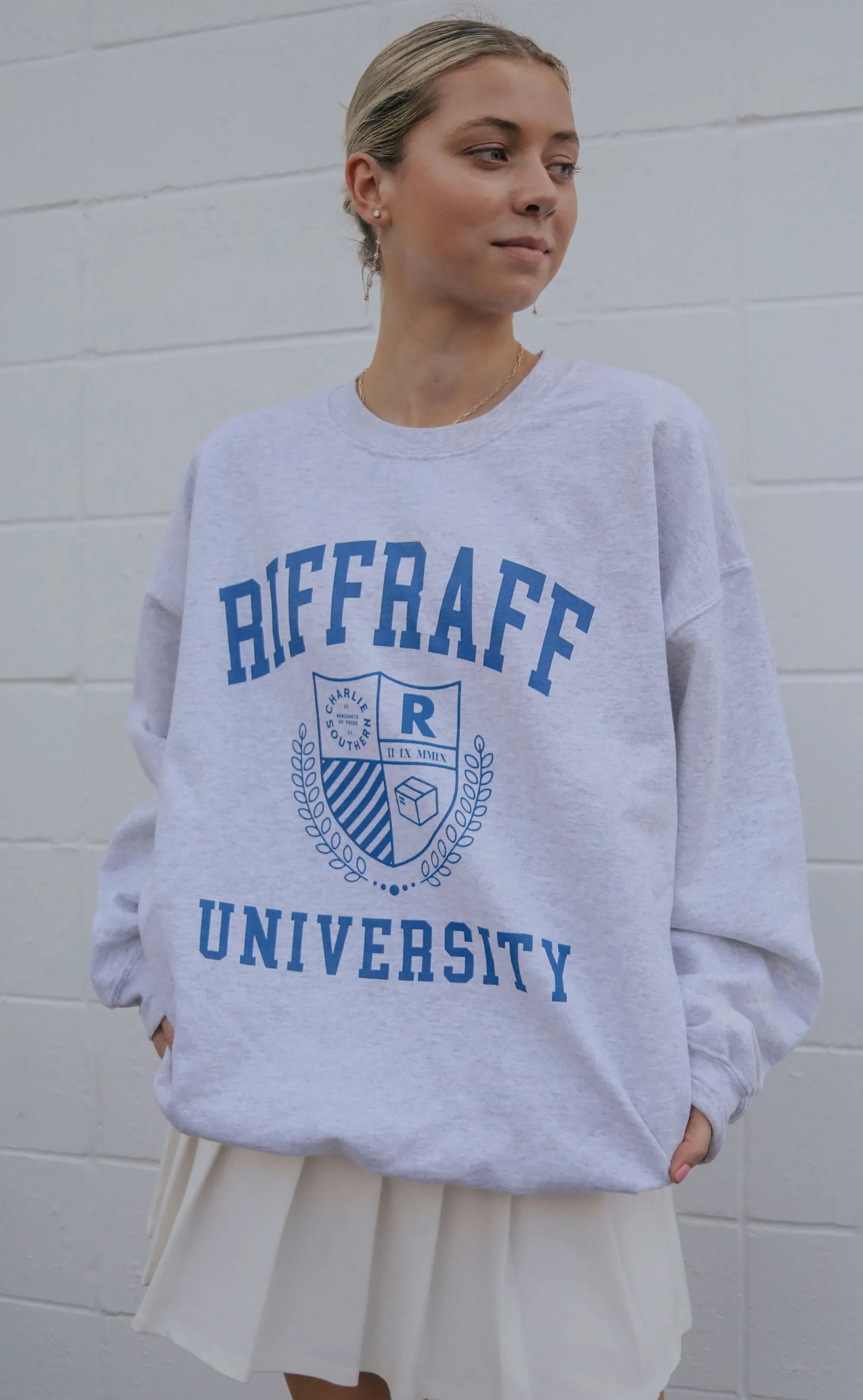 charlie southern: riffraff university sweatshirt