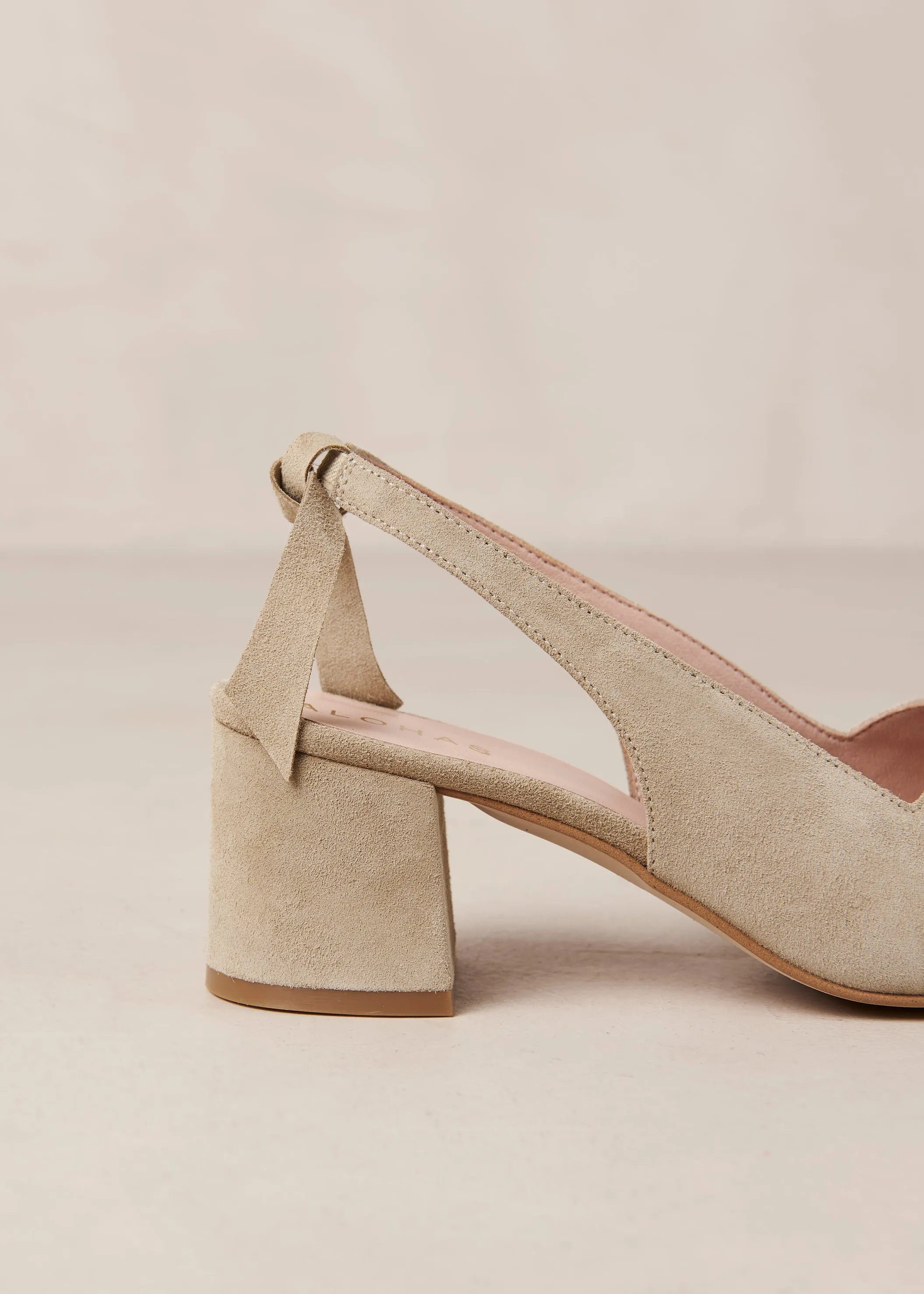 Charlotte Beige Leather Pumps