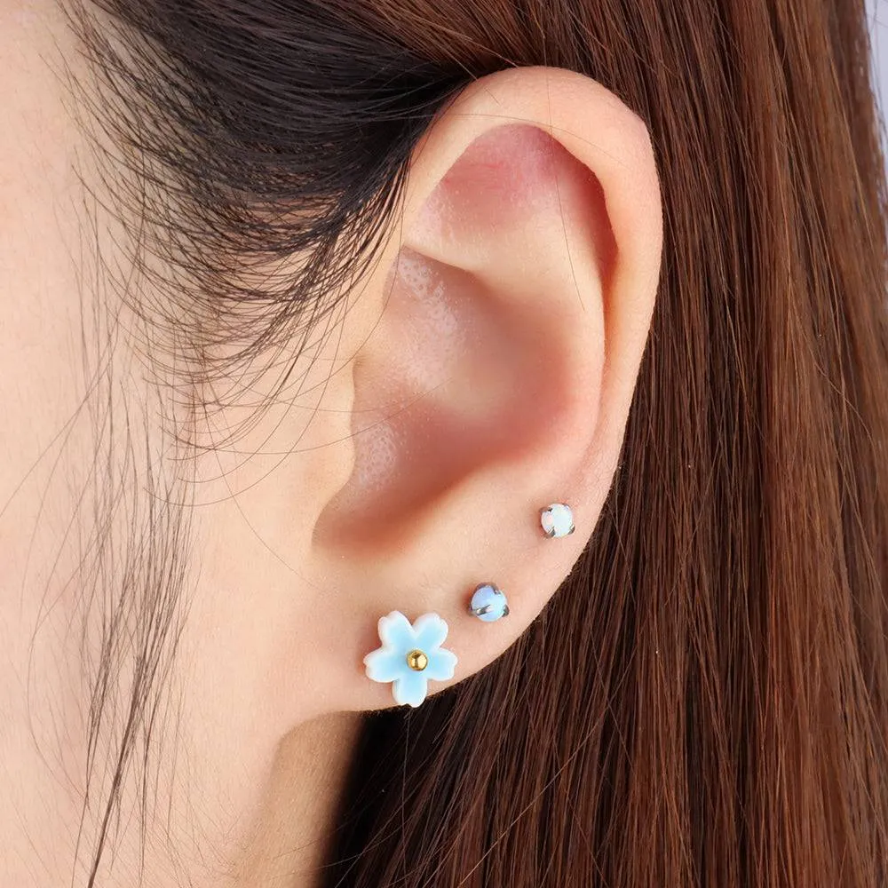 Charm Flower Studs